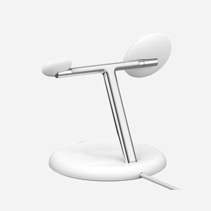 Belkin WIZ023VFWH Chargeur Intérieur USB sans Fil pour Smartphones, Smartwatches, Écouteurs - Compatible iPhone 15/14/13/12, Apple Watch, AirPods - Blanc - Miniature 2