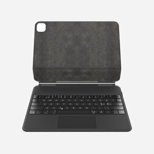 Belkin Connect BBZ003DE-V1 : Coque QWERTY 12.9" pour iPad Pro/Air, batterie 600mAh, fermeture magnétique, fonction marche/veille, 230x285x17.2mm, 740g, noir - Miniature 3