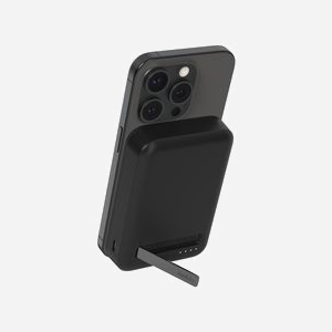 Belkin BoostCharge Pro BPD008BTBK Chargeur sans Fil 15W Noir, Compatible MagSafe, USB-C, iPhone 12 à 15 Pro Max, Protection Surcharge, 70x80x25mm
