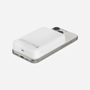 Belkin BoostCharge Pro BPD008BTWH Chargeur sans Fil 15W Blanc, Compatible MagSafe, USB Type-C, pour iPhone 12 à 15 Pro Max - Miniature 4