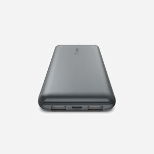 Belkin BPB011BTGY - Batterie Externe 10000 mAh Gris, 2x USB-A (12W), 1x USB-C (15W), Puissance Totale 15W, Recharge Smartphones/Tablettes/Casques - Miniature 4