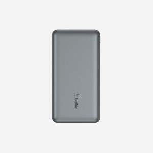 Belkin BPB011BTGY - Batterie Externe 10000 mAh Gris, 2x USB-A (12W), 1x USB-C (15W), Puissance Totale 15W, Recharge Smartphones/Tablettes/Casques - Miniature 5