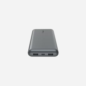Belkin BoostCharge BPB012BTGY Batterie Externe 20000 mAh Gris - 2x USB Type-A 12W, 1x USB Type-C 15W, Recharge Smartphones/Tablettes, Câble USB-A vers USB-C - Miniature 3