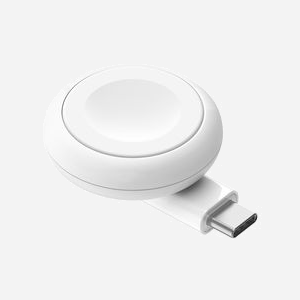Belkin BoostCharge WIZ022GLWH-B1 Chargeur USB sans Fil 5W pour Smartwatch (Apple Watch), Intérieur/Extérieur, Charge Rapide, Indicateur LED, Blanc, Garantie 2 ans - Miniature 1