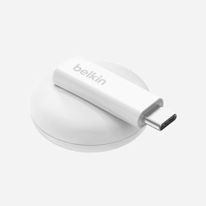 Belkin BoostCharge WIZ022GLWH-B1 Chargeur USB sans Fil 5W pour Smartwatch (Apple Watch), Intérieur/Extérieur, Charge Rapide, Indicateur LED, Blanc, Garantie 2 ans - Miniature 2