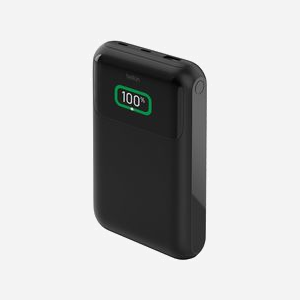 Belkin BoostCharge Pro BPB020BTBK Batterie Externe 20000mAh, 1x USB-A & 2x USB-C, Noir, Recharge USB, Écran, 70x40x132mm, 400g - Miniature 1