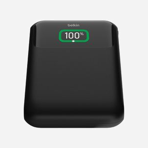 Belkin BoostCharge Pro BPB020BTBK Batterie Externe 20000mAh, 1x USB-A & 2x USB-C, Noir, Recharge USB, Écran, 70x40x132mm, 400g - Miniature 3