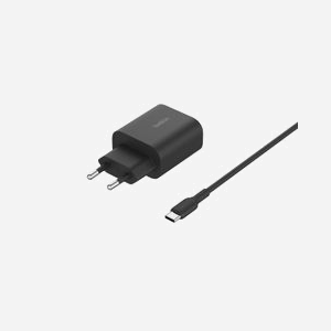 Belkin BoostCharge Chargeur Intérieur USB-C 15W avec Recharge sans Fil et Charge Rapide - Noir, Câble USB-C inclus, Compatibilité Écouteurs/Smartphone/Smartwatch - Miniature 2