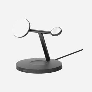 Belkin BoostCharge Pro WIZ032KQBK Chargeur USB Intérieur 40W avec Qi2 15W Noir - Compatible Smartphones, Écouteurs, Smartwatches, MagSafe - Câble 1.5m - Miniature 2