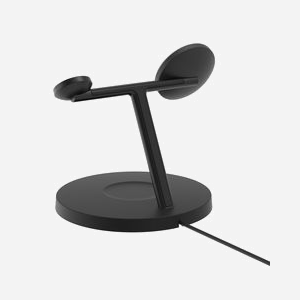 Belkin BoostCharge Pro WIZ032KQBK Chargeur USB Intérieur 40W avec Qi2 15W Noir - Compatible Smartphones, Écouteurs, Smartwatches, MagSafe - Câble 1.5m - Miniature 3