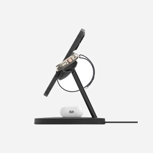 Belkin BoostCharge Pro WIZ032KQBK Chargeur USB Intérieur 40W avec Qi2 15W Noir - Compatible Smartphones, Écouteurs, Smartwatches, MagSafe - Câble 1.5m - Miniature 5
