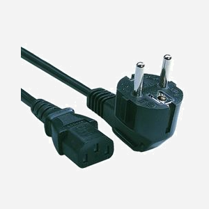 Cisco CAB-9K10A-EU= Câble d'alimentation 2.4m, Connecteur Type F (Mâle) vers Coupleur C15 (Femelle), 250V/16A, Noir, Compatibilité Cisco Nexus 5000 - Miniature 1