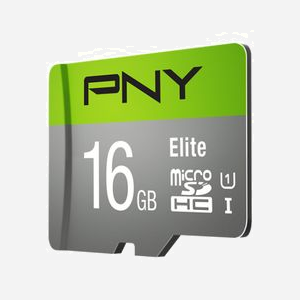 PNY Elite microSDHC 16GB UHS-I Classe 10 U1 - Carte mémoire Flash 16 Go - Code P-SDU16GU185GW-GE - Miniature 2