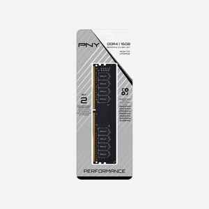 PNY Module Mémoire DDR4 16 Go 3200 MHz DIMM 288-pin 1.2V CL22 (1x16 Go) pour PC/Serveur - MD16GSD43200-TB - Miniature 2