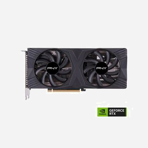 PNY GeForce RTX 4070 SUPER VERTO Overclocked 12GB GDDR6X, 192-bit, Dual Fan, DLSS 3, Fréquence 2490MHz, PCIe 4.0, 3x DisplayPort 1.4, HDMI 2.1 - Miniature 2