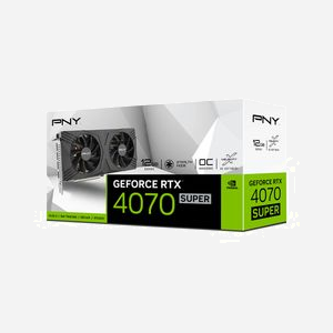 PNY GeForce RTX 4070 SUPER VERTO Overclocked 12GB GDDR6X, 192-bit, Dual Fan, DLSS 3, Fréquence 2490MHz, PCIe 4.0, 3x DisplayPort 1.4, HDMI 2.1 - Miniature 3