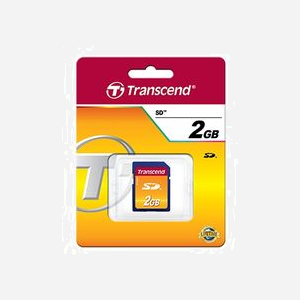Transcend Carte Flash SD 2GB MLC - Lecture 20MB/s, Écriture 13MB/s - Tension 2.7-3.6V, Température Opération -25°C à 85°C - TS2GSDC - Miniature 2