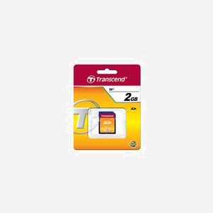 Transcend Carte Flash SD 2GB MLC - Lecture 20MB/s, Écriture 13MB/s - Tension 2.7-3.6V, Température Opération -25°C à 85°C - TS2GSDC - Miniature 3