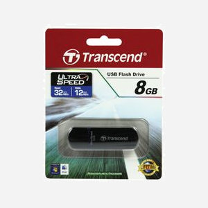 Transcend JetFlash 600 8 Go USB 2.0 Type-A Noir Compatible Windows/macOS/Linux, Dimensions 100x10x130 mm, Poids 15g, Certification CE/FCC/BSMI/KC/RCM/EAC - Miniature 2