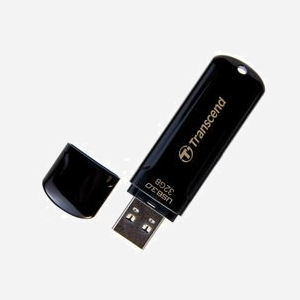Transcend JetFlash 700 TS32GJF700 : Clé USB 32Go USB 3.2 Gen 1 Type-A, Compatible Windows, macOS (9.0+), Linux (Kernel 2.4.2+), Noir - Miniature 3