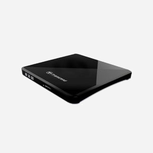 Transcend TS8XDVDS-K - Graveur DVD±R/RW Externe USB 2.0 Noir, Compatible CD-R/DVD±R DL/DVD-RAM, 142.8x13.9x148mm, Support Windows/macOS - Miniature 1