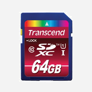 Transcend Carte Flash SDXC 64 Go UHS-I Classe 10 MLC, Lecture 90 Mo/s, 32x24x2.1mm, Compatible Windows/macOS/Linux, TS64GSDXC10U1 - Miniature 2