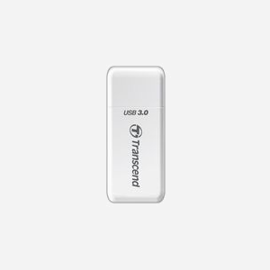 Lecteur de Carte Mémoire Transcend TS-RDF5W USB 3.2 Gen 1 Type-A Blanc, Compatible SDXC/SDHC/MicroSDXC/MicroSDHC, 100x12x130mm, Windows/macOS/Linux - Miniature 1