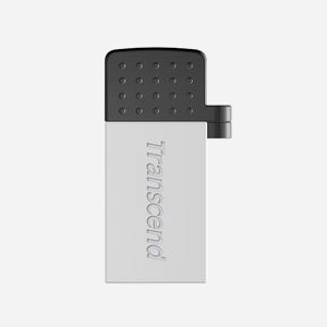 Transcend JetFlash 380S TS16GJF380S - Clé USB 2.0 Type-A 16GB Argent, Compatibilité Windows/macOS/Linux, Dimensions 28.1x12.2x4.5mm, Poids 3.2g