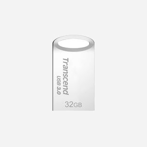 Transcend JetFlash 710 - Clé USB 32Go USB Type-A 3.2 Gen 1 (3.1 Gen 1) Argent, Corps Métal, Résistant Chocs/Poussière, Windows/macOS/Linux