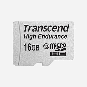 Transcend MicroSDHC 16GB Classe 10 U1 MLC - Lecture 95MB/s, Écriture 25MB/s - Endurance 10000 cycles, Température -25°C à 85°C avec adaptateur SD - Miniature 1