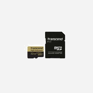 Transcend MicroSDHC 32Go Classe 10 MLC, UHS-I, 95MB/s Lecture, 25MB/s Ecriture, Endurance 10000 cycles, Température -25°C à 85°C, Adaptateur SD inclus - Miniature 2