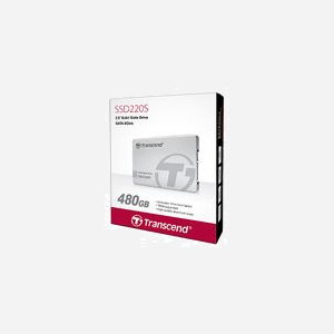 Transcend SSD 220S 480Go 2.5" SATA III 6Gb/s 3D NAND Lecture 500Mo/s Écriture 480Mo/s 50K/75K IOPS TBW 160 Windows/Linux - Miniature 2