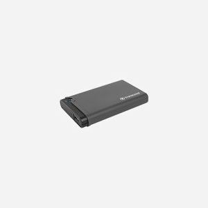 Transcend Boîtier Externe USB 3.2 Gen 1 pour HDD/SSD 2.5" SATA III - Gris, 7/9.5mm, Micro-USB, Incl. Kit Installation (Vis, Tournevis) - Miniature 1