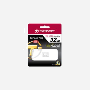 Transcend JetFlash 720 32Go USB 3.2 Gen 1 Type-A Argent, boîtier métal, compatible Windows, macOS, Linux Kernel 2.6.31, 22.4x12.2x6mm, 3.3g - Miniature 3