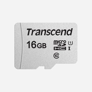 Transcend MicroSDHC 16GB Classe 10 UHS-I (U1) NAND - Lecture 95MB/s, Écriture 10MB/s - Résistante aux chocs, température, rayons X et étanche