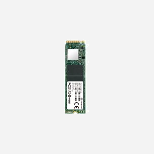 Transcend SSD M.2 2280 256 Go PCIe 3.0 NVMe 1.3 3D NAND Lecture 1600 Mo/s Écriture 800 Mo/s 110K/95K IOPS Windows/Linux