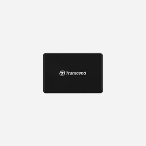 Transcend TS-RDC8K2 Lecteur Cartes Mémoire USB 3.2 Gen 1 (3.1 Gen 1) Micro-USB CF/SD/SDHC/SDXC/MicroSD Noir, compatible Windows/macOS/Linux