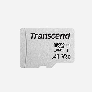 Transcend MicroSDHC 300S 8Go Classe 10 UHS-I, Vitesse Lecture 20Mo/s, Ecriture 10Mo/s, Mémoire NAND, Résistant Chocs/Eau/Rayons X - Miniature 1