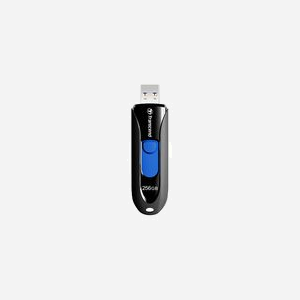 Transcend JetFlash 790 256Go USB Type-A 3.2 Gen 1 Noir - Lecteur Flash USB Rétractable - Dimensions 10x100x130mm - Poids 19g - TS256GJF790K
