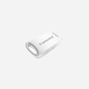 Transcend JetFlash 710 128 Go USB Type-A 3.2 Gen 1 Boîtier Métal Argent - Dimensions 12.2x6x22.4mm, Compatible Windows/macOS/Linux - Miniature 2