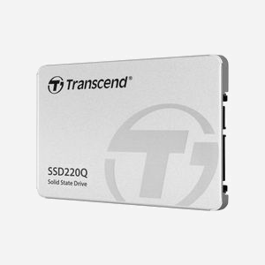 Transcend SSD 220Q 500 Go 2.5" SATA III 6Gbit/s QLC 3D NAND - Lecture 550 Mo/s, Écriture 500 Mo/s, IOPS 55K/57K - Compatible Windows/Linux - Miniature 4