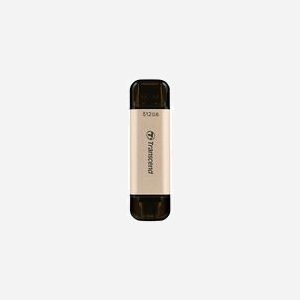 Transcend JetFlash 930C 512Go USB Type-A/Type-C 3.2 Gen 1 (3.1 Gen 1) - Lecture 420Mo/s, Ecriture 400Mo/s - Compatible Windows/macOS/Linux - Miniature 1