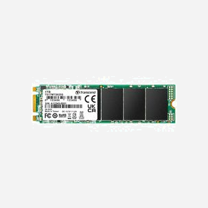 Transcend SSD 825S 1 To M.2 SATA III 6 Gbit/s 3D NAND, Lecture 550 Mo/s, Écriture 500 Mo/s, 55K/72K IOPS, Support TRIM/SMART, Windows/Linux