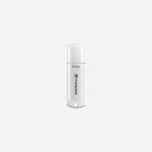 Transcend JetFlash 730 512GB USB Type-A 3.2 Gen 1 Noir/Blanc, Dimensions 61.5x18.6x8.7mm, avec Logiciel Transcend Elite