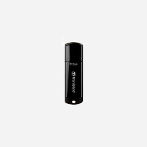 Transcend JetFlash 730 512GB USB Type-A 3.2 Gen 1 Noir/Blanc, Dimensions 61.5x18.6x8.7mm, avec Logiciel Transcend Elite - Miniature 2