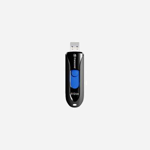 Transcend JetFlash 790 512 Go USB Type-A 3.2 Gen 1 Noir/Blanc (TS512GJF790W) : 63.6x21.2x10.6mm, 9g, avec Transcend Elite et Porte-clés
