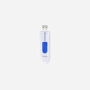 Transcend JetFlash 790 512 Go USB Type-A 3.2 Gen 1 Noir/Blanc (TS512GJF790W) : 63.6x21.2x10.6mm, 9g, avec Transcend Elite et Porte-clés - Miniature 2