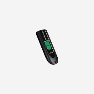 Transcend JetFlash 790C 512Go USB Type-C 3.2 Gen 1 Noir/Vert Slide (TS512GJF790C) Dimensions 63.6x21.2x10.6mm, Poids 9g - Miniature 2