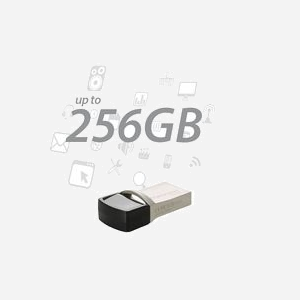 Transcend JetFlash 890 256Go Clé USB Type-A/USB Type-C 3.2 Gen 1 Argent - Dimensions 14.3x28.6x8.6mm, Poids 3g, Certifications BSMI/CE/EAC/FCC - Miniature 5