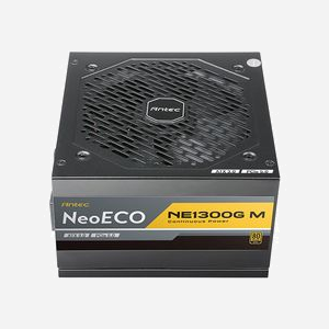 Antec Neo ECO NE1300G M : Alimentation 1300W ATX 3.0 Modulaire 80+ Gold, 100-240V, PFC Actif, Ventilateur 120mm, Connecteur 20+4 pin ATX. - Miniature 3